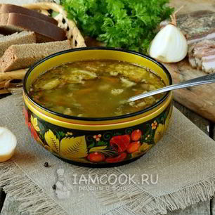 Рецепт Зеленых щей из кисленицы