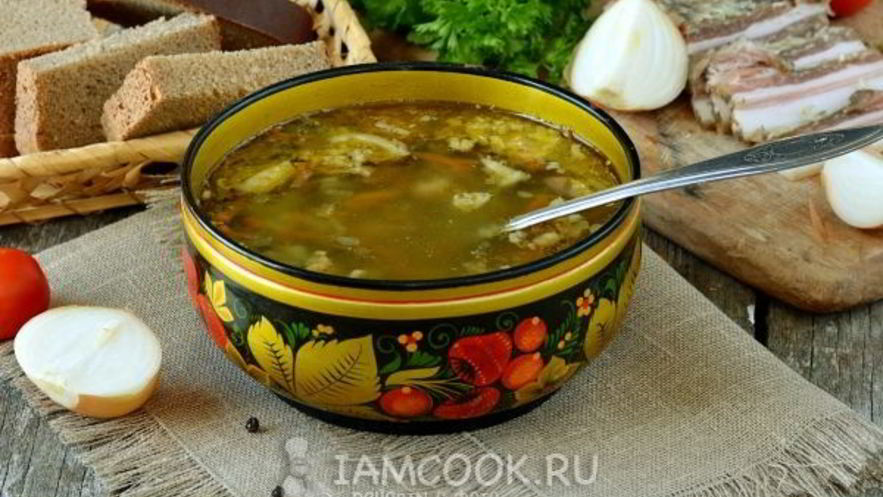 Рецепт зеленых щей из кисленицы