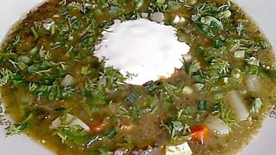 Рецепт зеленых щей щавелевых с яйцом