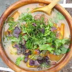 Рецепт Шурпы из баранины на костре