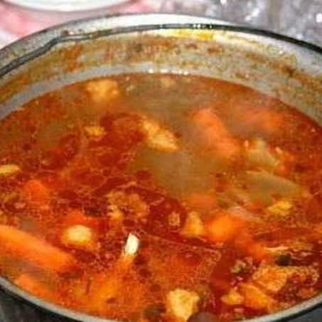 Рецепт Шурпы из баранины с нутом