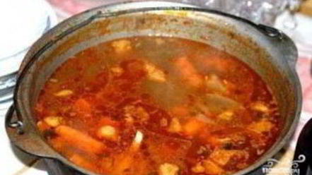 Рецепт шурпы из баранины с нутом