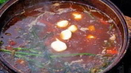 Рецепт шурпы из баранины в казане