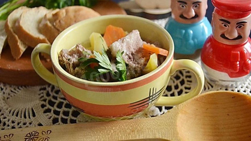 Рецепт шурпы из баранины в мультиварке