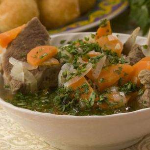 Рецепт Шурпы из говядины в горшочке