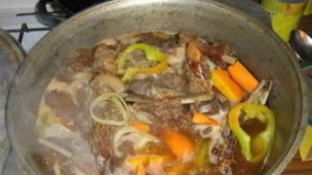 Рецепт шурпы из кабана