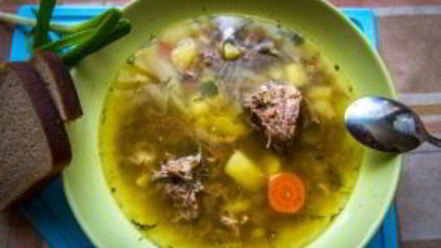 Рецепт шурпы из кабана