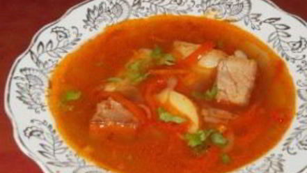 Рецепт шурпы из конины