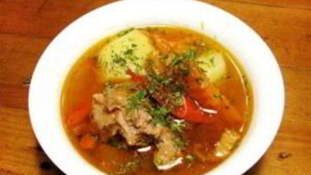 Рецепт шурпы из косули