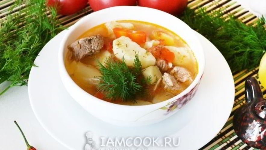 Рецепт шурпы из свинины