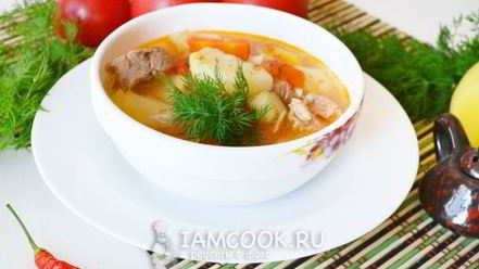 Рецепт шурпы из свинины