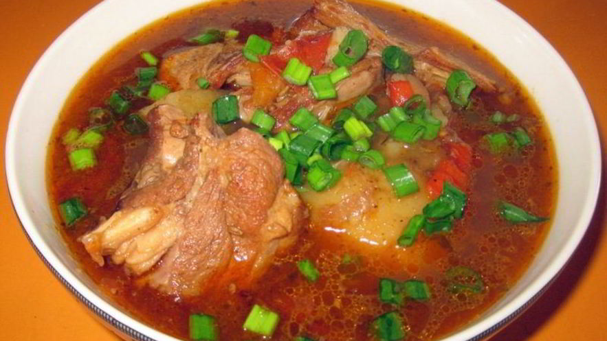 Рецепт шурпы из свиных ребрышек