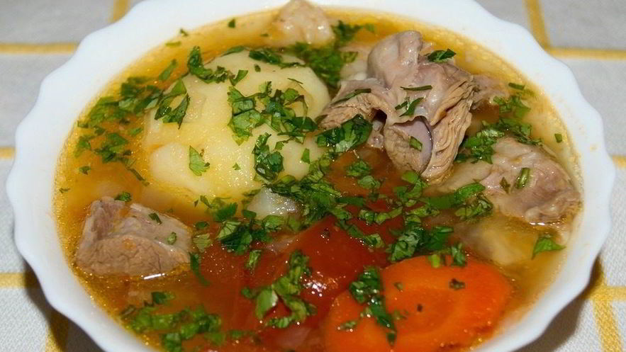 Рецепт шурпы кайнатма