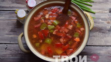 Рецепт шурпы классической