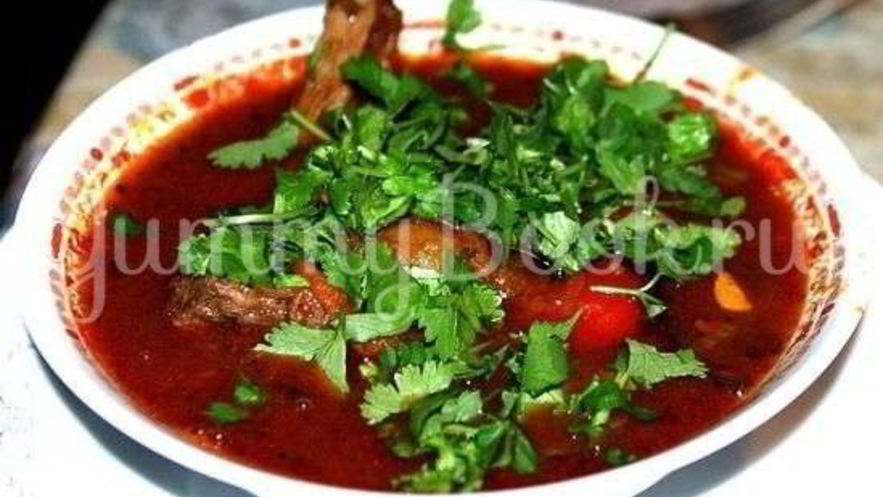 Рецепт шурпы ковурма