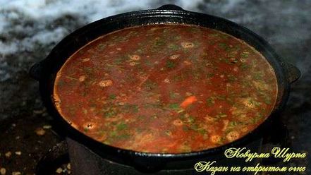 Рецепт шурпы ковурма