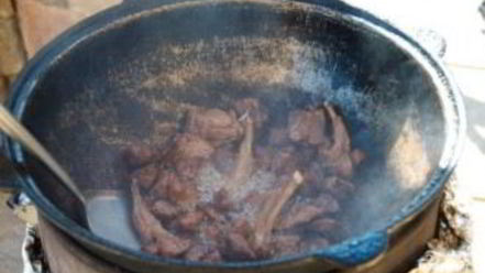 Рецепт шурпы на костре