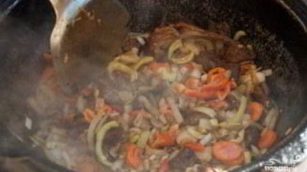 Рецепт шурпы на костре