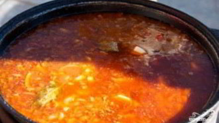 Рецепт шурпы на костре