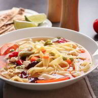 Рецепт Шурпы с фасолью