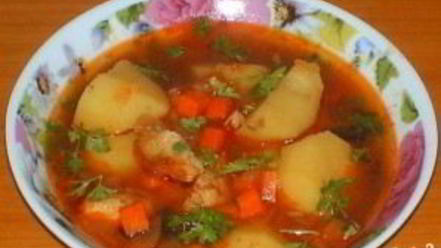Рецепт шурпы со свининой