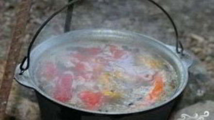 Рецепт шурпы в казане на костре