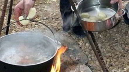 Рецепт шурпы в казане на костре