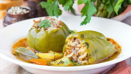 Рецепт супа с фаршированными перцам дулма-шурпа