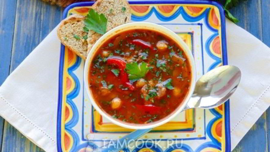 Рецепт супа шорба по-тунисски
