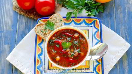Рецепт супа шорба по-тунисски