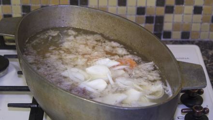 Рецепт супа шурпа из говядины в казане