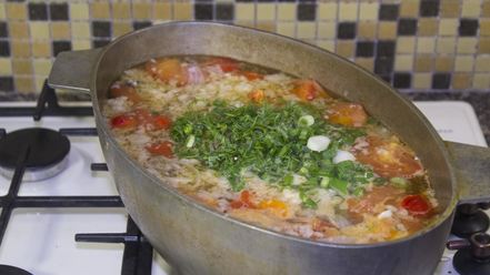 Рецепт супа шурпа из говядины в казане