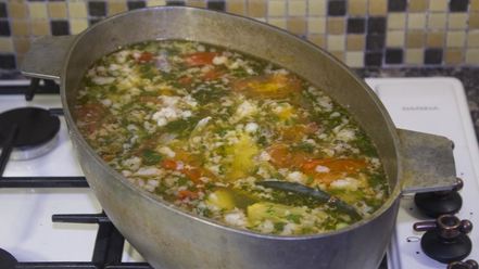 Рецепт супа шурпа из говядины в казане