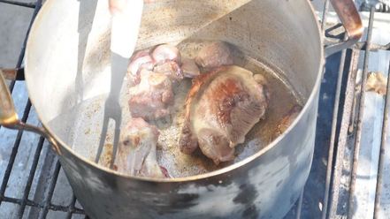 Рецепт вкусного супа шурпа на костре в казане