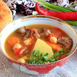Рецепт Жареной шурпы по-узбекски