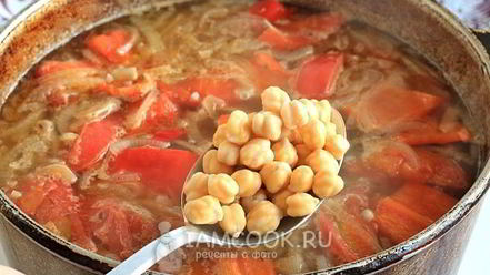 Рецепт жареной шурпы по-узбекски