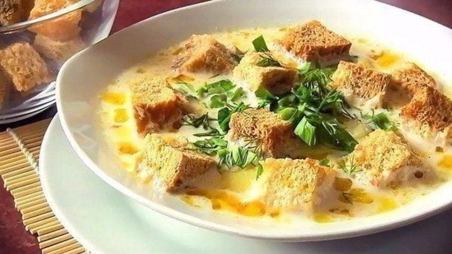 Рецепт сирния суп