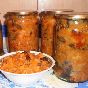 Рецепт Грибной солянки с помидорами на зиму