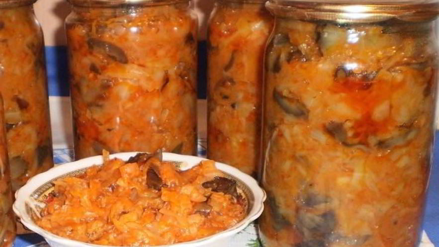 Рецепт грибной солянки с помидорами на зиму