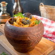 Рецепт Капустной солянки с грибами