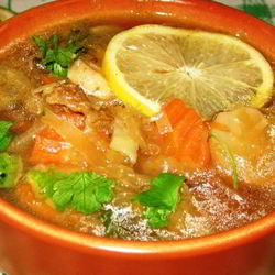 Рецепт Куриной солянки с белыми грибами