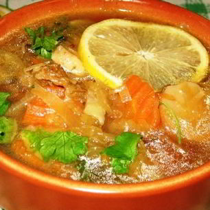 Рецепт Куриной солянки с белыми грибами