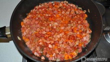 Рецепт мясной солянки с фасолью