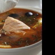 Рецепт Рыбной солянки с кальмарами