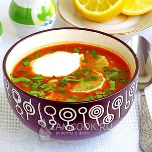 Рецепт Рыбной солянки Трактирной