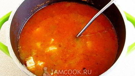 Рецепт рыбной солянки трактирной