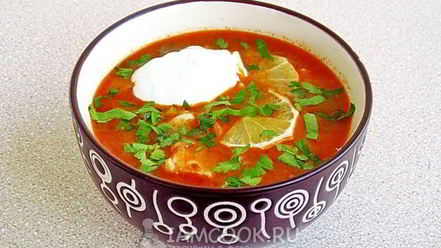 Рецепт рыбной солянки трактирной