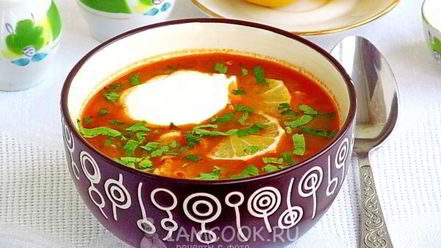 Рецепт рыбной солянки трактирной