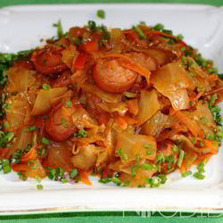 Рецепт Солянки из квашеной капусты с сосисками