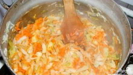 Рецепт солянки из опят с капустой